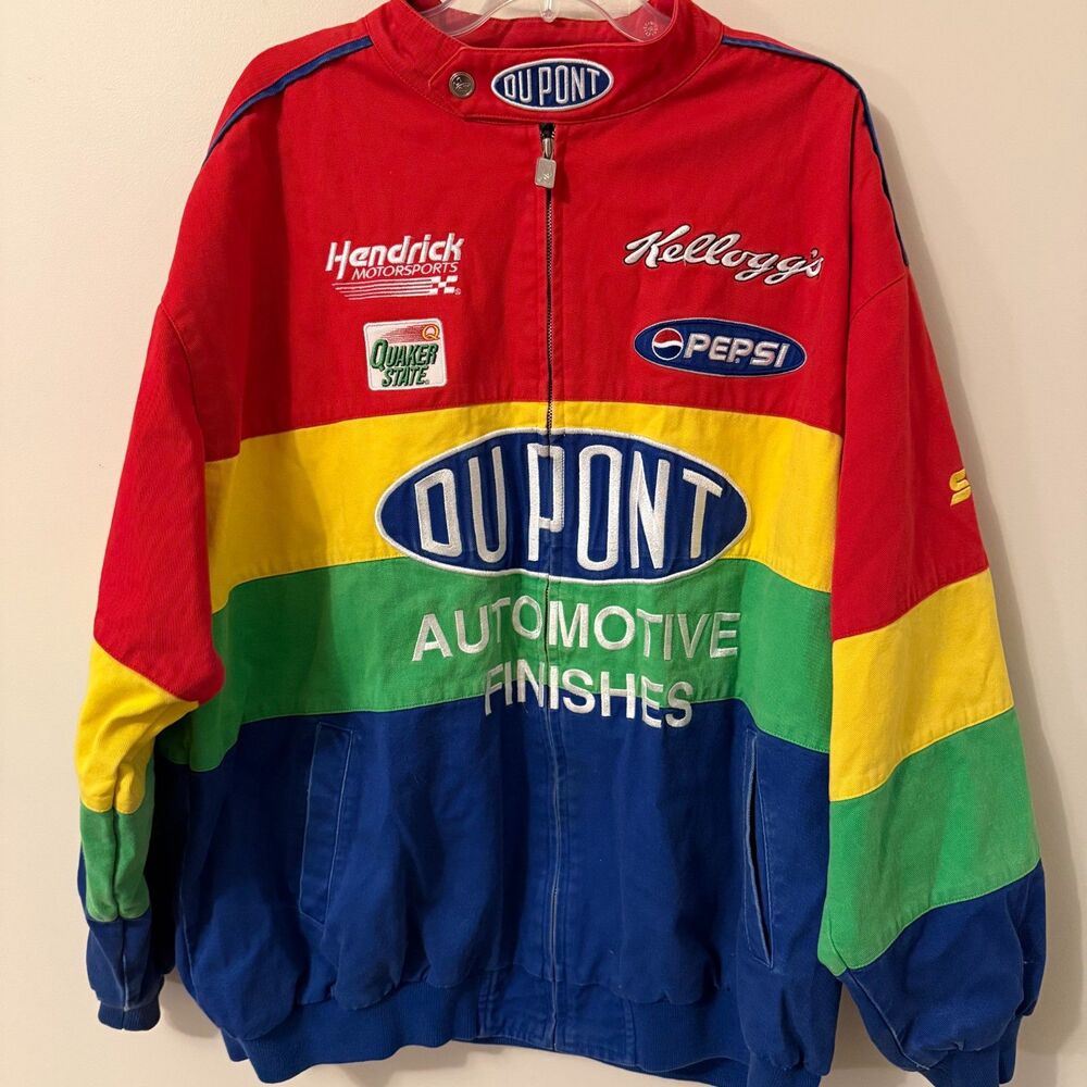 Vintage Chase Authentics DuPont Nascar Mens Jacket XXL